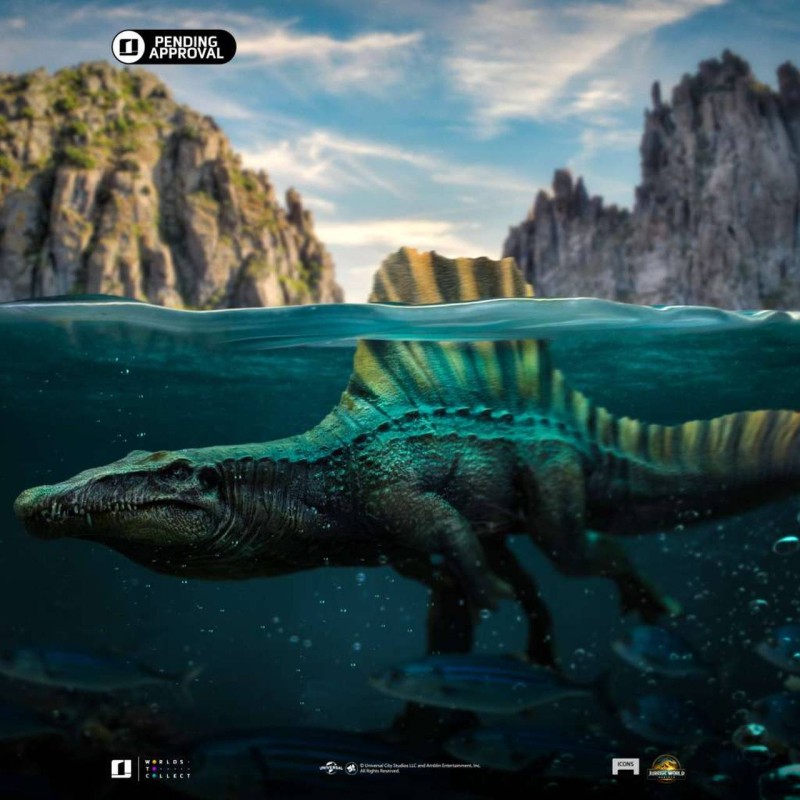 Spinosaurus - Jurassic World: Die Wiedergeburt - Icons Scale Statue