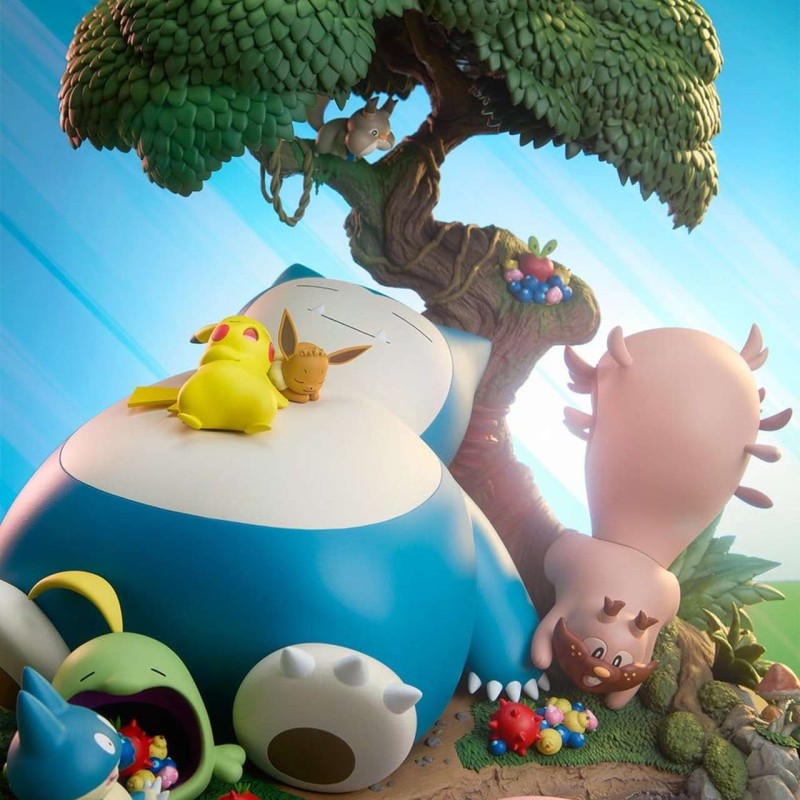 Relaxo - Pokémon - Polystone Diorama 33cm