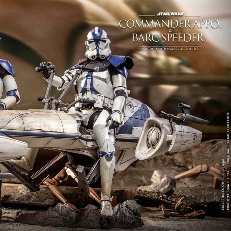 Commander Appo & BARC Speeder - Star Wars The Clone Wars - 1/6 Scale Figur