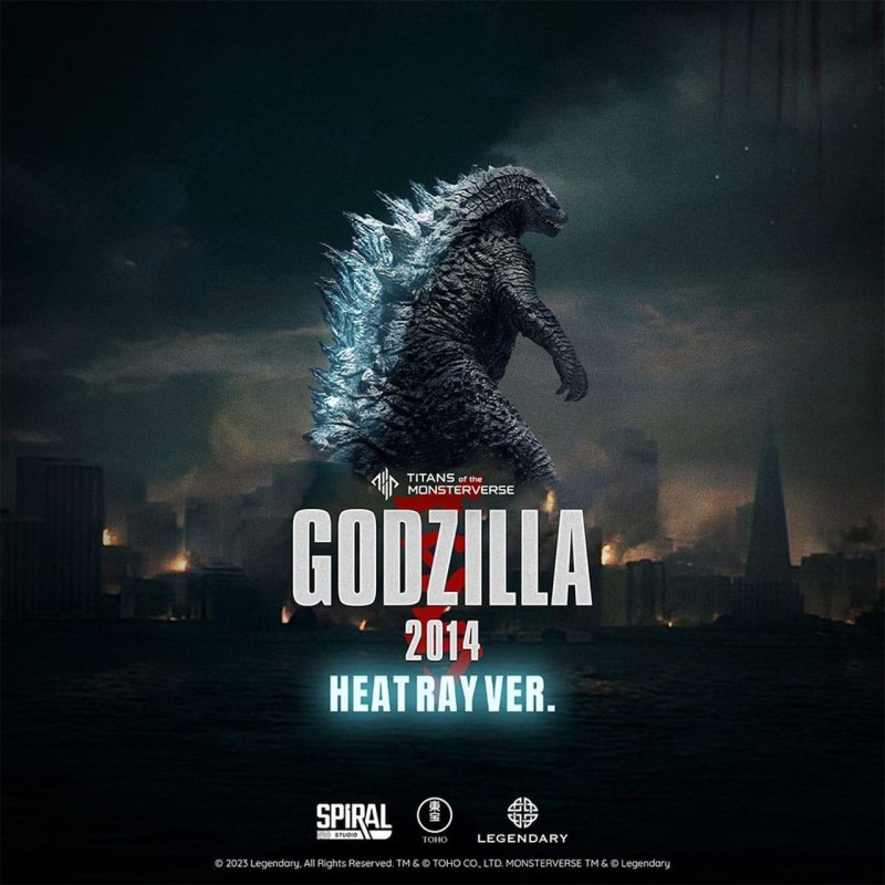 Godzilla (Heat Ray Version) - Godzilla 2014 - PVC Statue