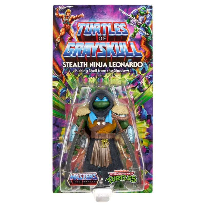 Stealth Armor Leonardo - Masters of the Universe Origins Turtles of Grayskull - Actionfigur