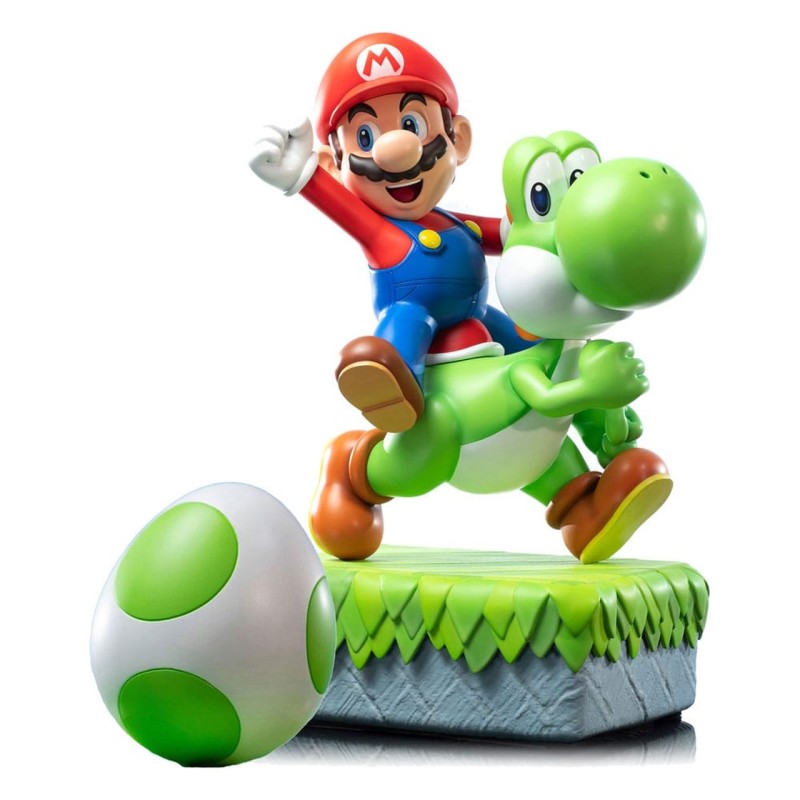 Mario & Yoshi (Exclusive Edition) - Super Mario - Polystone Statue