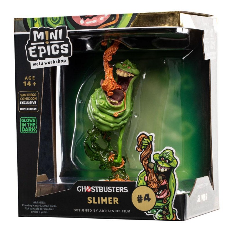 Slimer Glow In The Dark SDCC 2020 Exclusive - Ghostbusters - Mini Epics Vinyl Figur