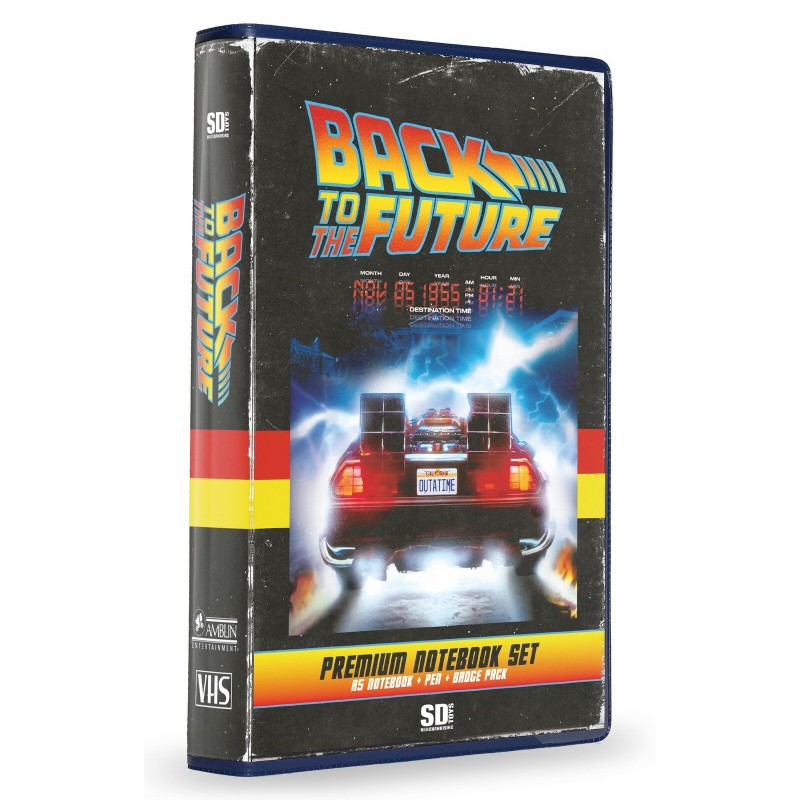 Back to the Future VHS Premium Notebook Set