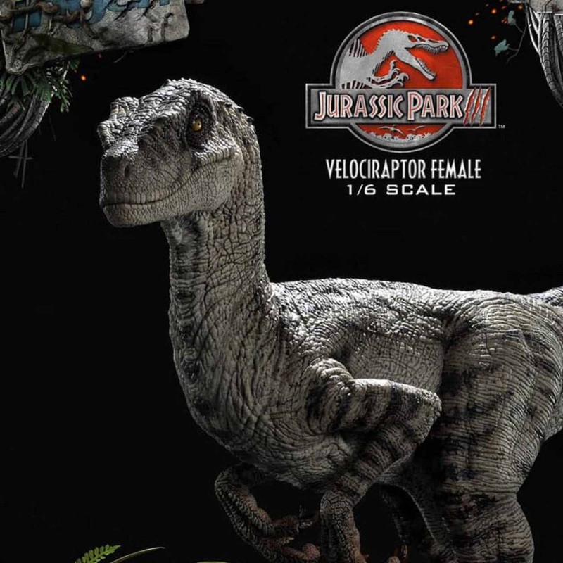 Female Velociraptor - Jurassic Park III - 1/6 Scale Polystone Statue