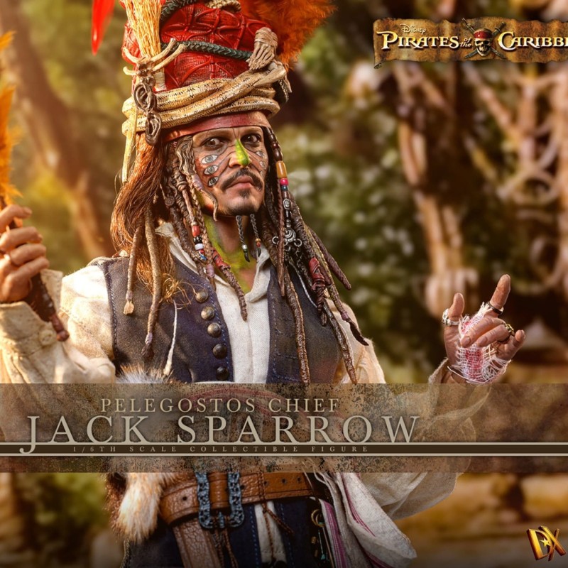 Pelegostos Chief Jack Sparrow - Fluch der Karibik 2 - 1/6 Scale Figur
