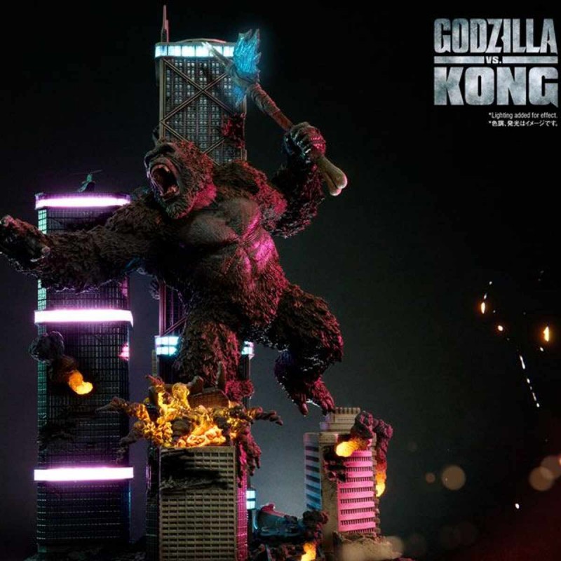 Kong Final Battle - Godzilla vs. Kong - Polystone Statue