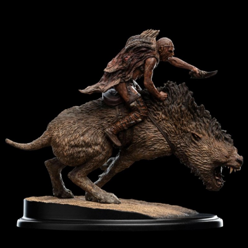 Sharkû on Warg - Herr der Ringe - Mini Statue 18 cm