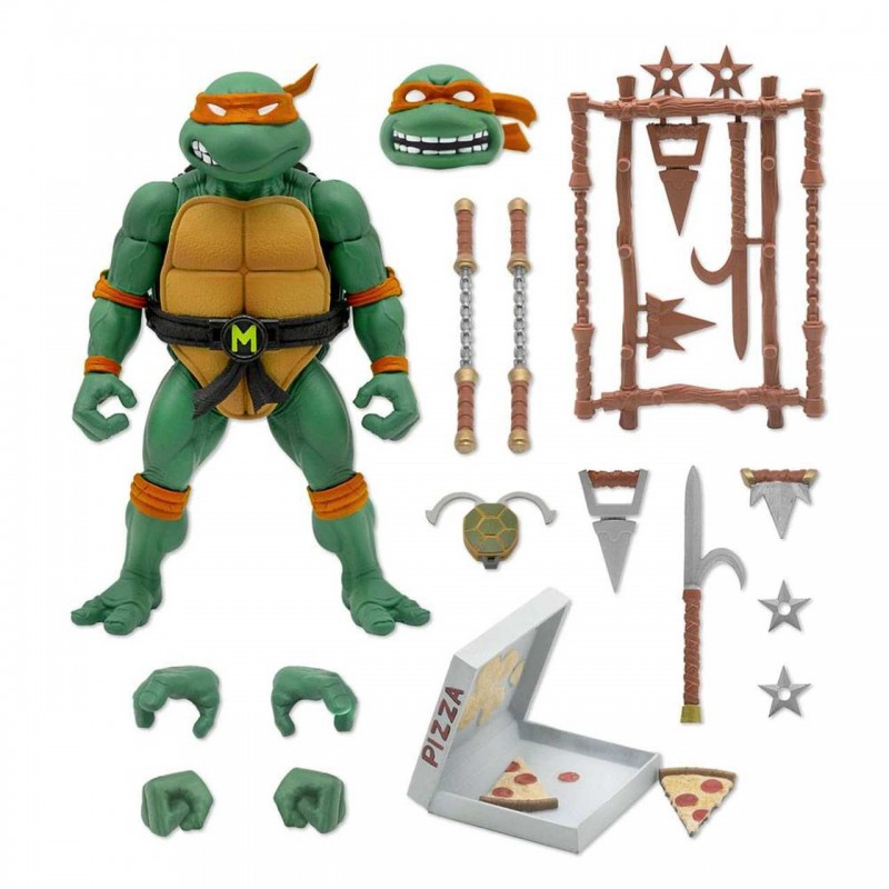 Michaelangelo - Teenage Mutant Ninja Turtles - Ultimates Actionfigur 18cm