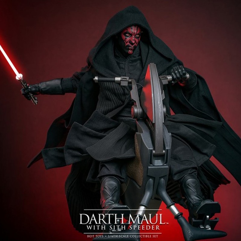 Darth Maul 2.0 mit Sith Speeder (25th Anniversary) - Star Wars - 1/6 Scale Figur