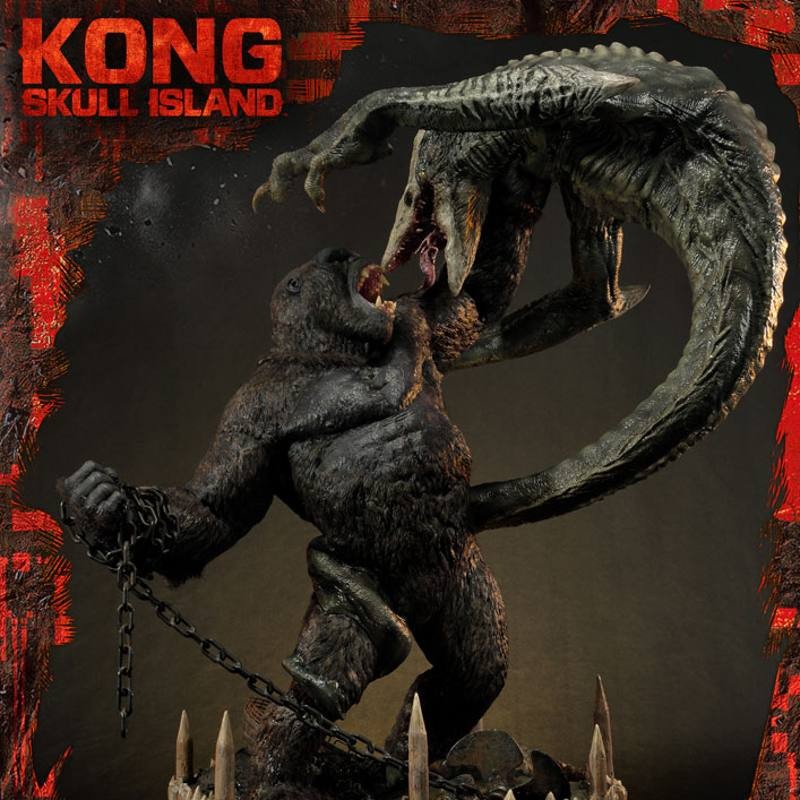 Kong vs Skull Crawler - Kong Skull Island - Polystone Statue