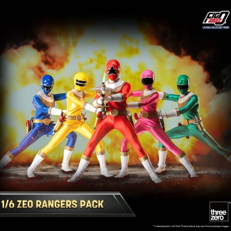 Zeo Ranger Set - Power Rangers Zeo - 1/6 Scale Figuren Set