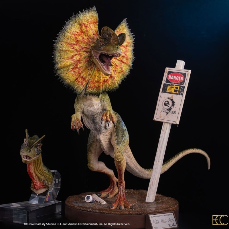Dilophosaurus - Jurassic Park - 1/3 Scale Maquette