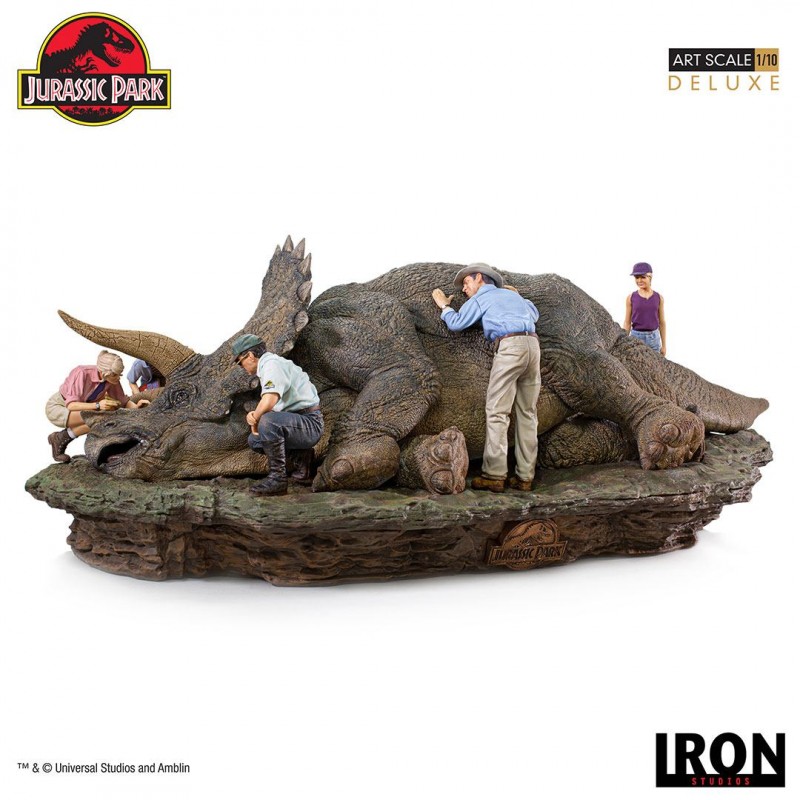 Triceratops - Jurassic Park - 1/10 Deluxe Art Scale Diorama