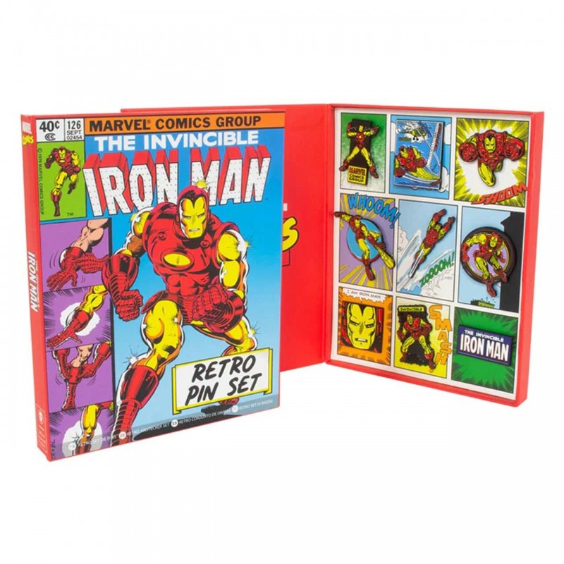 Ironman - Marvel - Retro Pin Set