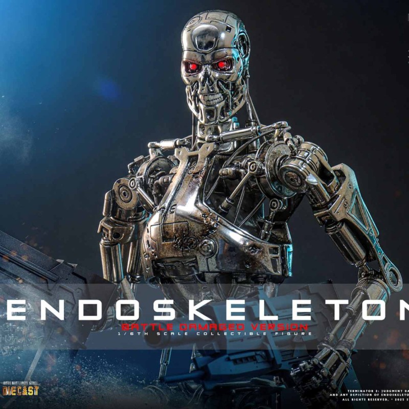 Endoskelett (Battle Damaged Version) - Terminator 2 - 1/6 Figur