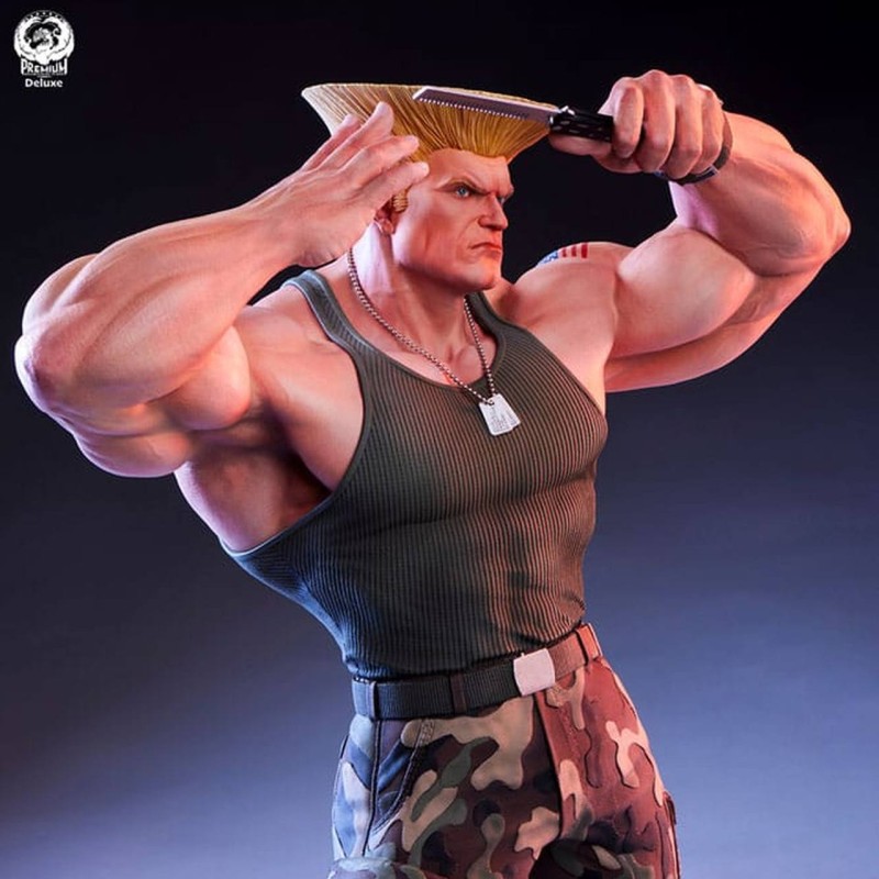 Guile Deluxe Edition - Street Fighter 6 - 1/4 Scale Statue