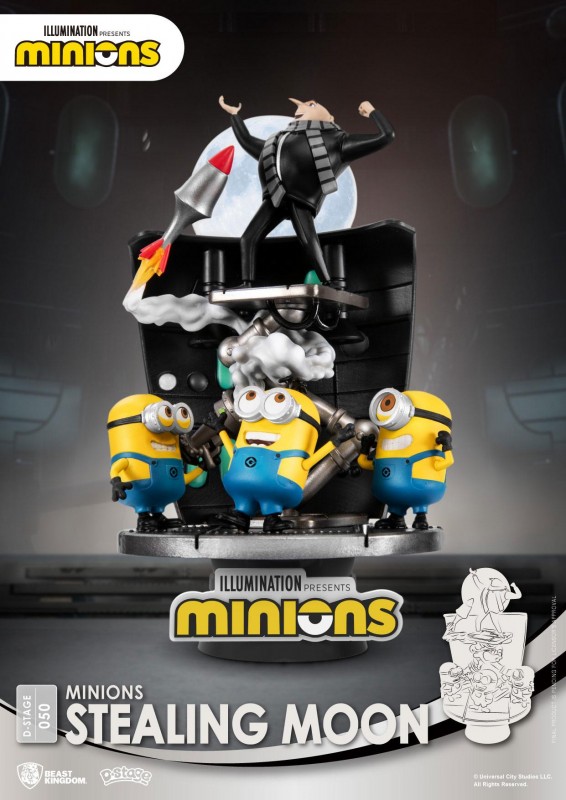 Minions Stealing Moon - D-Stage PVC Diorama 15 cm