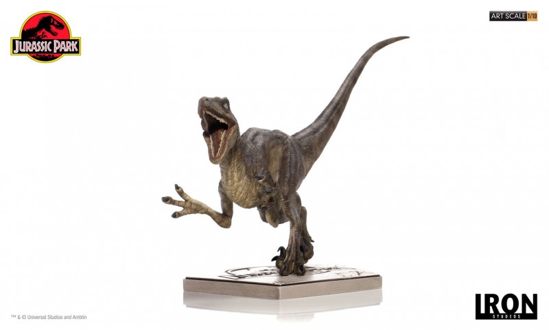 Velociraptor Attack - Jurassic Park - 1/10 Art Scale Statue