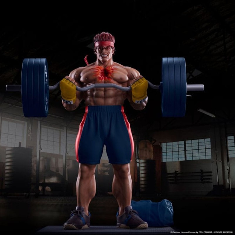 Evil Ryu Powerlifting - Street Fighter - 1/4 Scale Statue