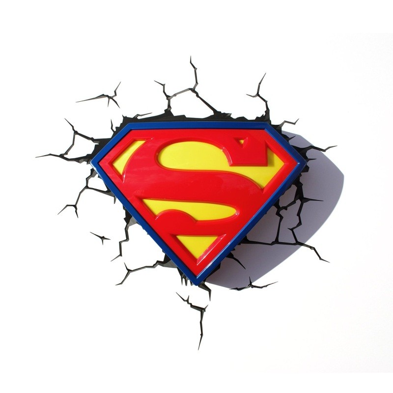Superman Logo - DC Comics - 3D Deko Licht