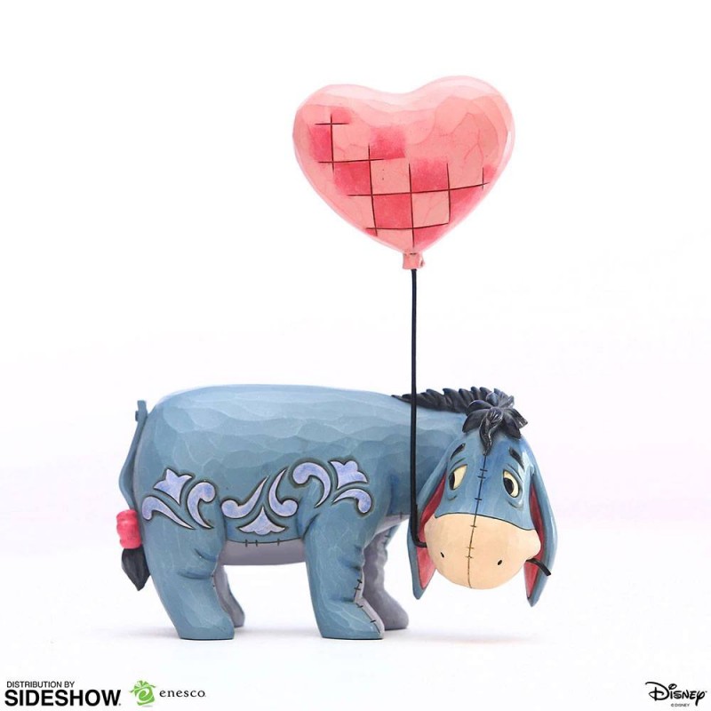 Eeyore with a Heart Balloon - Winnie Puuh - Resin Statue