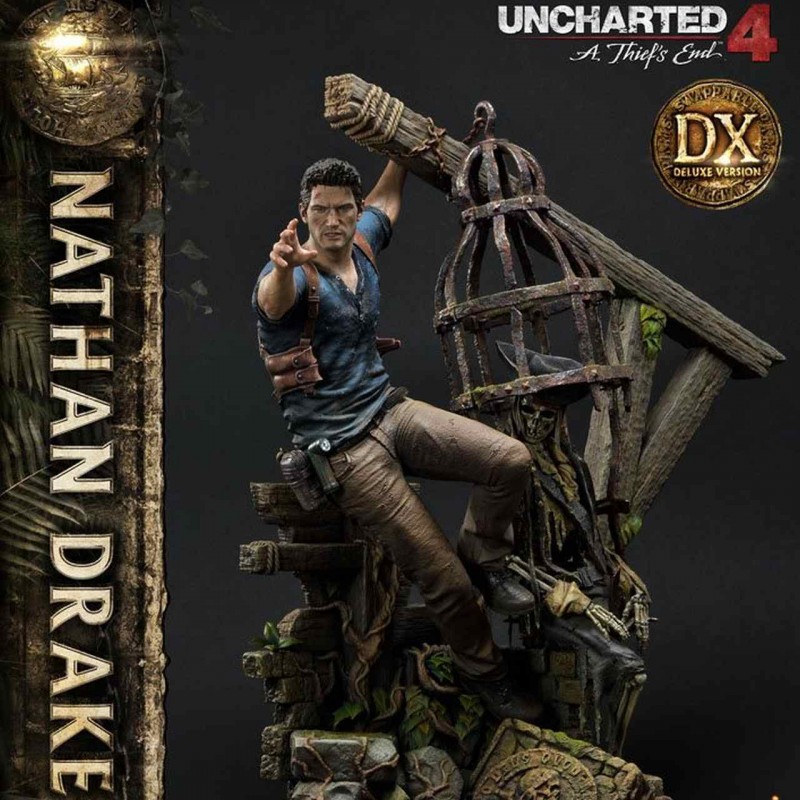 Nathan Drake (Deluxe Bonus Version) - Uncharted 4: A Thief's End - 1/4 Scale Polystone Statue