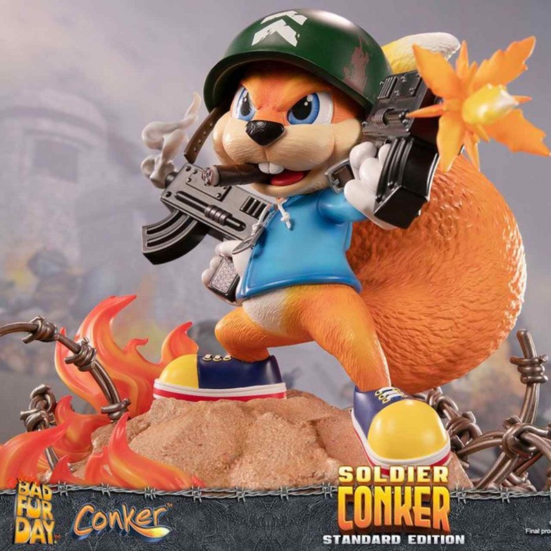 Soldier Conker - Conker's Bad Fur Day - Polystone Statue