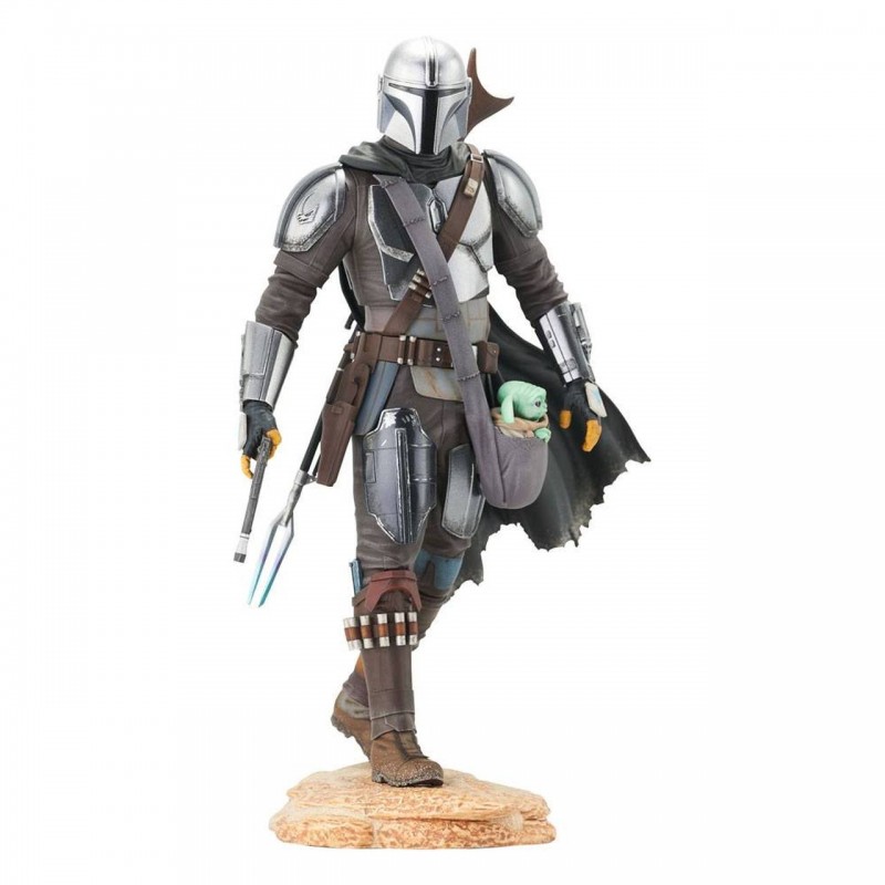 The Mandalorian with The Child - The Mandalorian - Premier Collection Statue