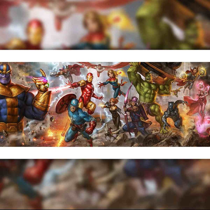 The Avengers: Earth's Mightiest Heroes - Marvel - Kunstdruck 61 x 106 cm