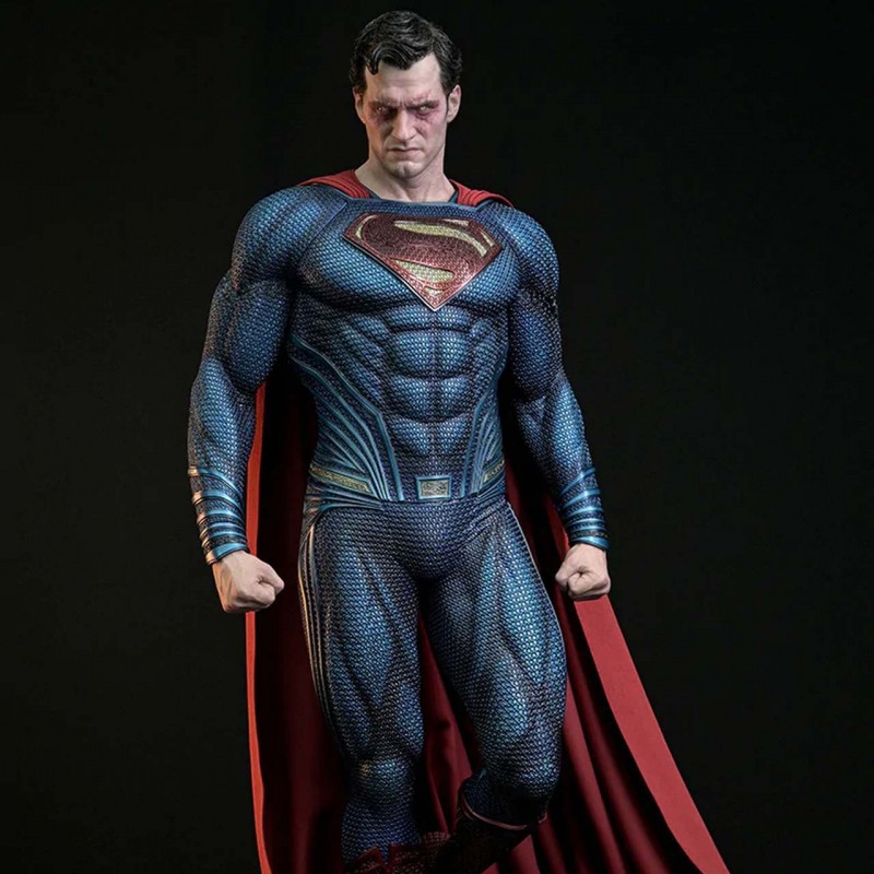 Superman mit Büste - Justice League - 1/3 Scale Hyperreal Statue