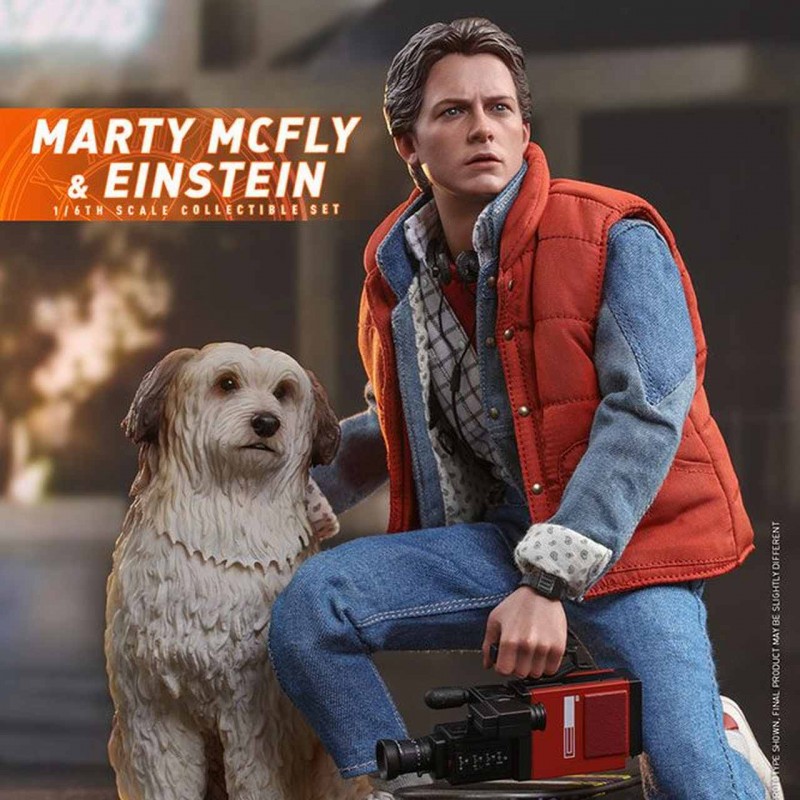 Marty McFly & Einstein - Zurück in die Zukunft - 1/6 Scale Action Figur