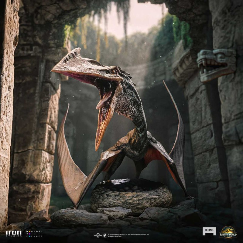 Quetzalcoatlus - Jurassic World: Die Wiedergeburt - Icons Scale Statue