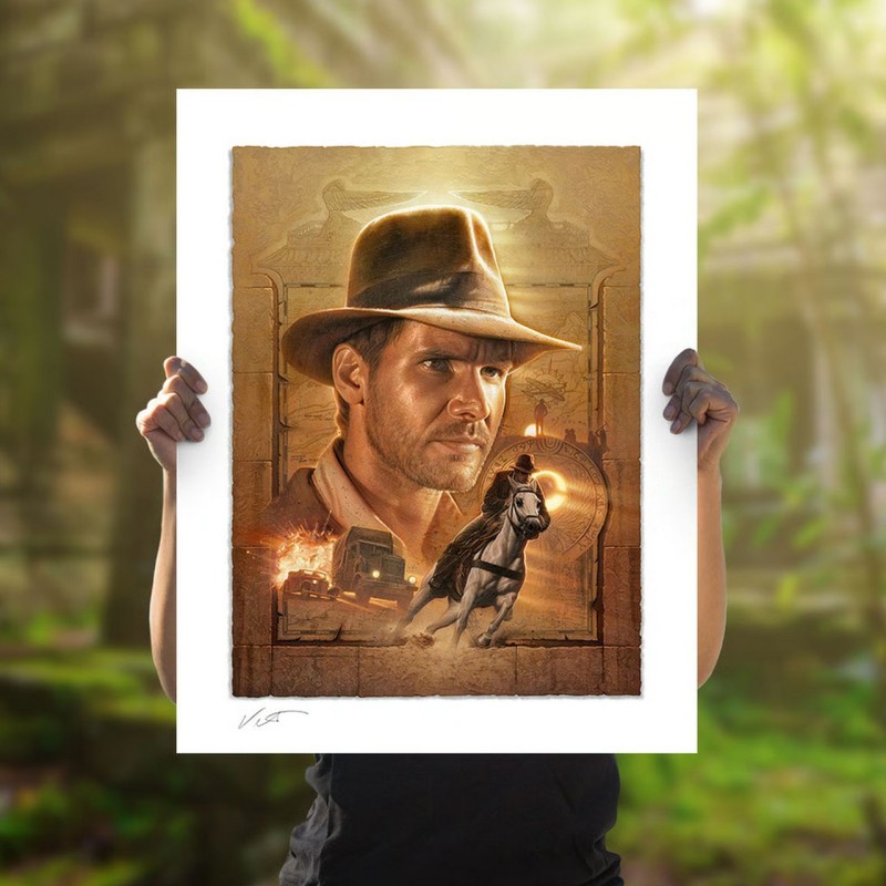 Pursuit of the Ark - Indiana Jones - Kunstdruck 46 x 58 cm