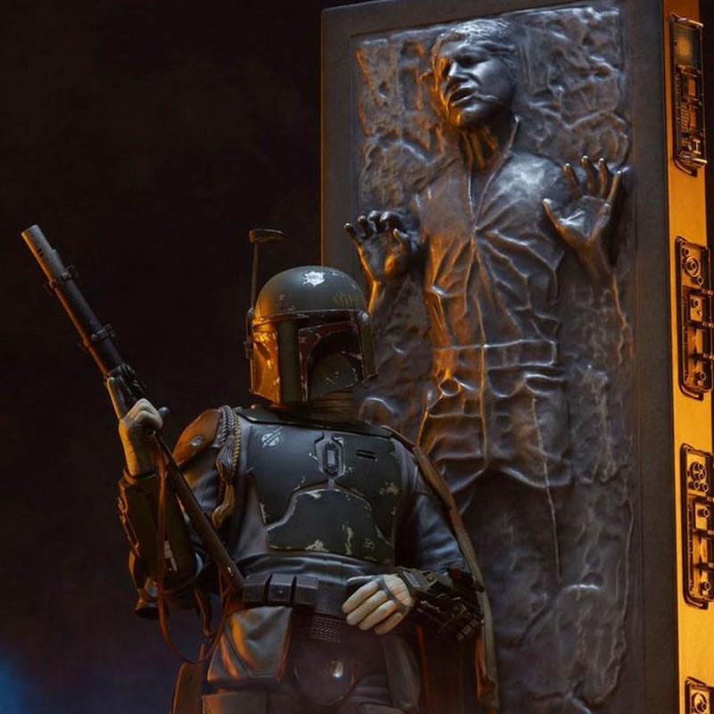 Boba Fett and Han Solo in Carbonite - Star Wars - Premium Format Statue