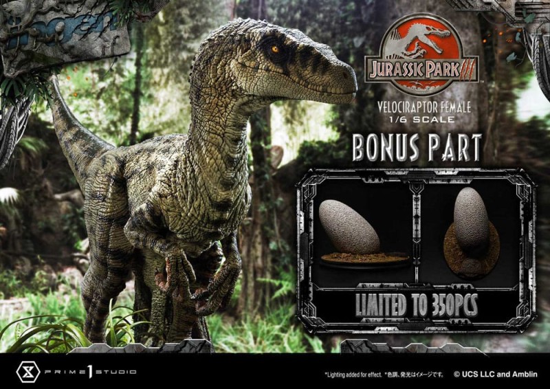 Female Velociraptor - Jurassic Park III - 1/6 Scale Polystone Statue