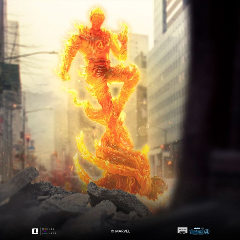 Human Torch - The Fantastic Four - 1/10 Art Scale Statue