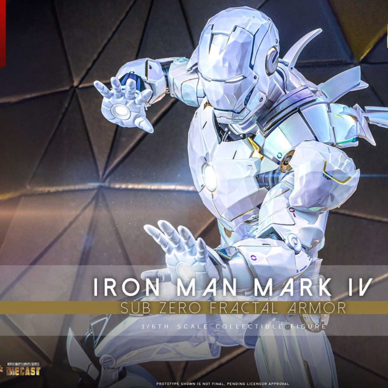 Iron Man Mark IV (Sub-Zero Fractal Armor) - Iron Man 2 - Diecast 1/6 Scale Figur