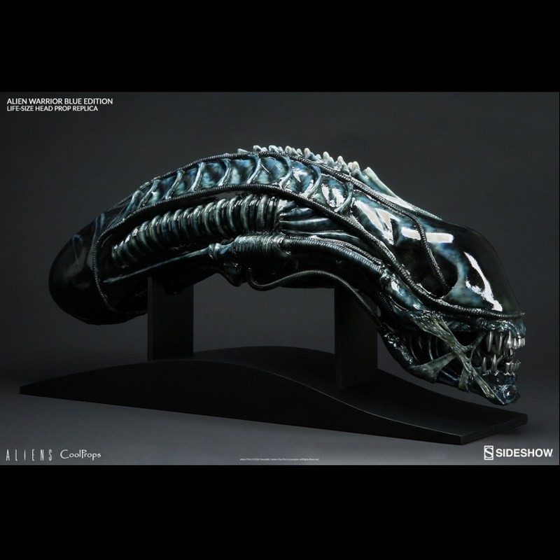 Alien Warrior Blue Edition - Aliens - Life-Size Head