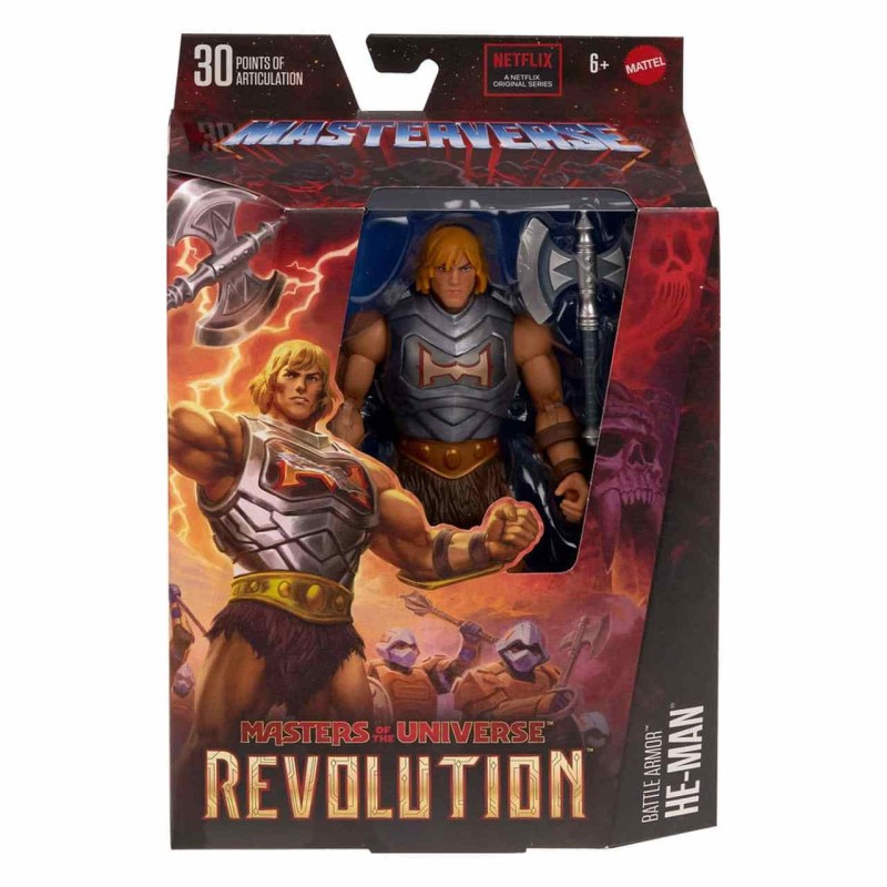 Battle Armor He-Man - Masters of the Universe: Revolution - Actionfigur 18cm
