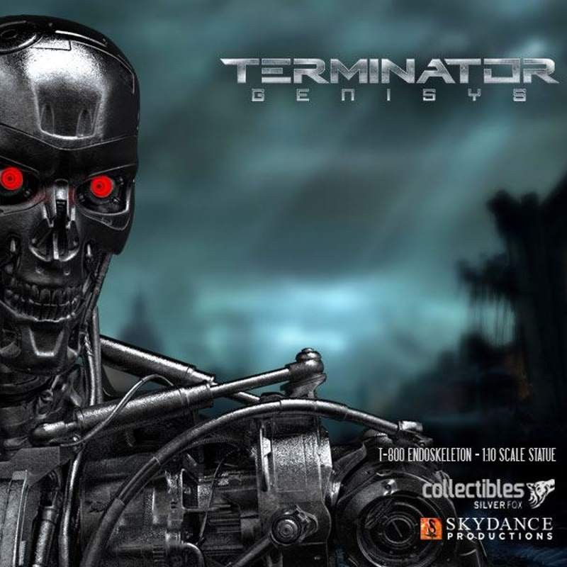 T-800 Endoskeleton - Terminator Genisys - 1/10 Scale PVC Statue