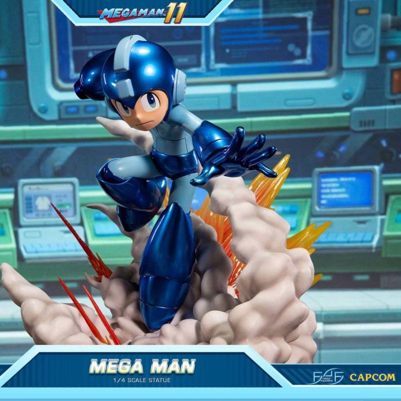 Mega Man - Mega Man 11 - Polystone Statue