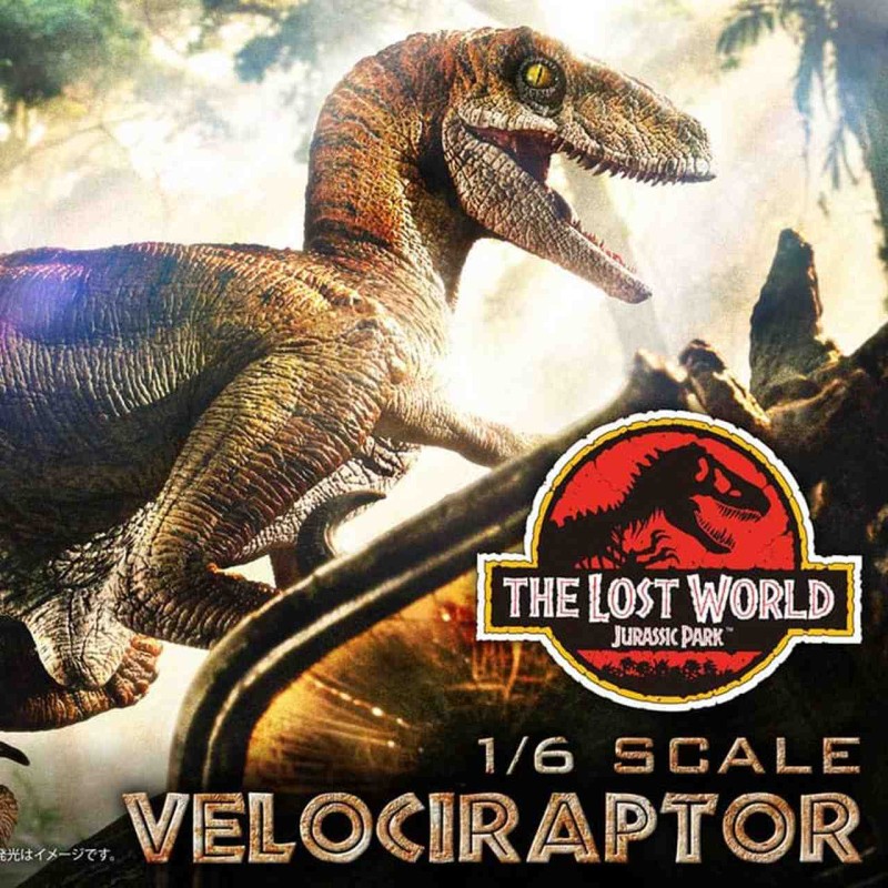 Velociraptor - Jurassic Park II - 1/6 Scale Polystone Statue