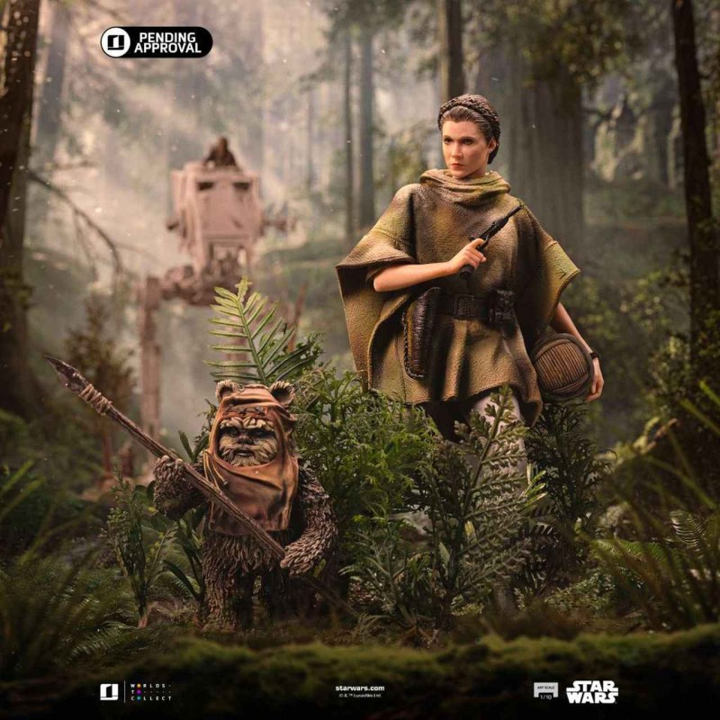 Leia and Wicket - Star Wars Episode VI - Art Scale 1/10 Statue