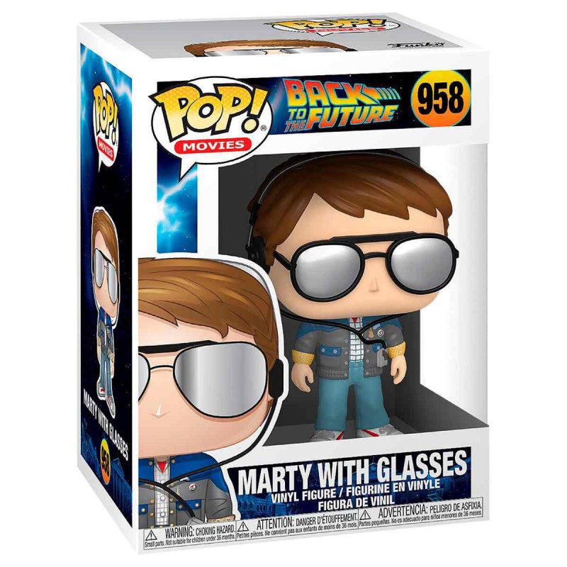 Marty w/glasses - Zurück in die Zukunft - Movies POP! Vinyl Figur